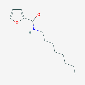 molecular formula C13H21NO2 B312610 2-Furancarboxamide, N-octyl- 