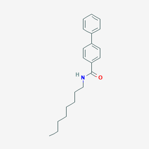 molecular formula C21H27NO B312612 N-octyl[1,1'-biphenyl]-4-carboxamide 