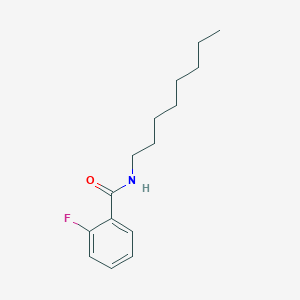 molecular formula C15H22FNO B312615 2-fluoro-N-octylbenzamide 