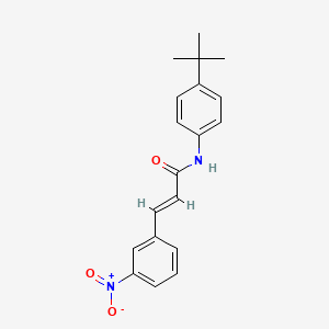 (E)-N-(4-tert-butylphenyl)-3-(3-nitrophenyl)prop-2-enamide