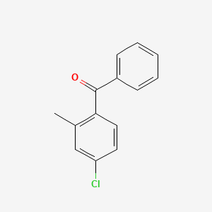 molecular formula C14H11ClO B3126189 2-Methyl-4-chlorobenzophenone CAS No. 33184-54-2