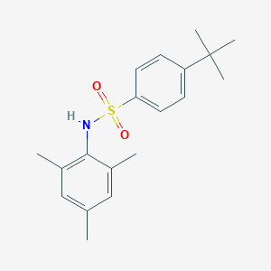 molecular formula C19H25NO2S B312619 4-tert-butyl-N-mesitylbenzenesulfonamide 