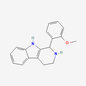 molecular formula C18H18N2O B3126200 1-(2-methoxyphenyl)-2,3,4,9-tetrahydro-1H-beta-carboline CAS No. 331852-78-9