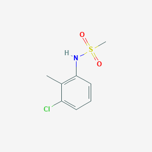 molecular formula C8H10ClNO2S B312625 N-(3-chloro-2-methylphenyl)methanesulfonamide 