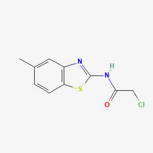 2-Chloro-N-(5-methyl-benzothiazol-2-yl)-acetamide