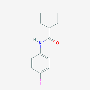 molecular formula C12H16INO B312628 2-ethyl-N-(4-iodophenyl)butanamide 