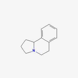 molecular formula C12H15N B3126281 1,2,3,5,6,10b-Hexahydropyrrolo[2,1-a]isoquinoline CAS No. 3327-29-5