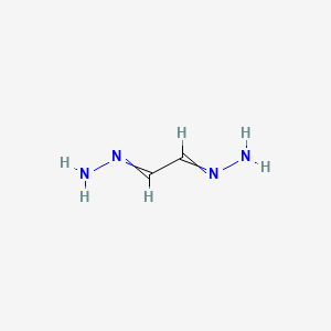 molecular formula C2H6N4 B3126289 乙二醛二缩酮 CAS No. 3327-62-6