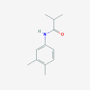 molecular formula C12H17NO B312629 N-(3,4-dimethylphenyl)-2-methylpropanamide 
