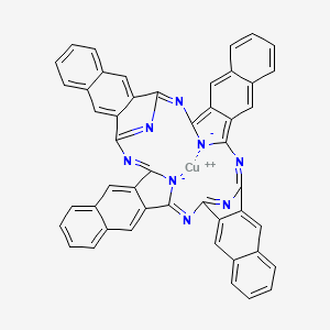 molecular formula C48H24CuN8 B3126290 Copper(II) 2,3-naphthalocyanine CAS No. 33273-09-5