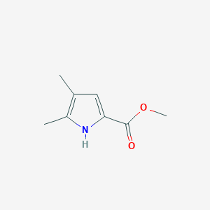 molecular formula C8H11NO2 B3126314 methyl 4,5-dimethyl-1H-pyrrole-2-carboxylate CAS No. 33317-03-2