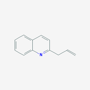 molecular formula C12H11N B3126316 Quinoline, 2-(2-propenyl)- CAS No. 33328-29-9