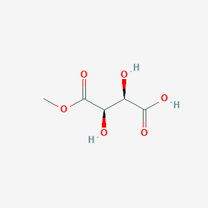 molecular formula C5H8O6 B3126322 (2R,3R)-2,3-dihydroxy-4-methoxy-4-oxobutanoic acid CAS No. 3333-46-8