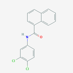 molecular formula C17H11Cl2NO B312635 N-(3,4-dichlorophenyl)-1-naphthamide 