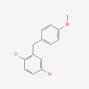 2-(4-Methoxybenzyl)-4-bromo-1-chlorobenzene