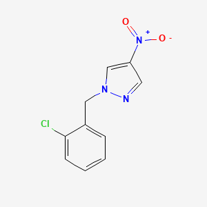 1-[(2-Chlorophenyl)methyl]-4-nitro-1H-pyrazole