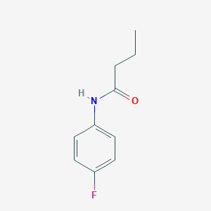 molecular formula C10H12FNO B312640 Butanamide, N-(4-fluorophenyl)- 
