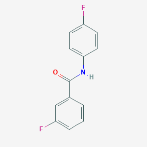 molecular formula C13H9F2NO B312642 3-fluoro-N-(4-fluorophenyl)benzamide 
