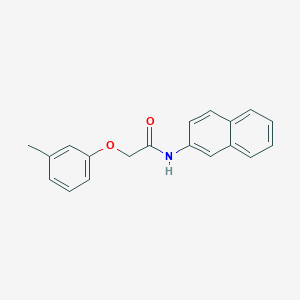 molecular formula C19H17NO2 B312643 2-(3-methylphenoxy)-N-(2-naphthyl)acetamide 