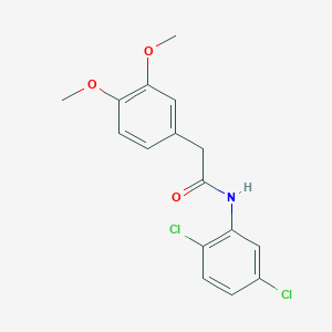 molecular formula C16H15Cl2NO3 B312645 N-(2,5-dichlorophenyl)-2-(3,4-dimethoxyphenyl)acetamide 