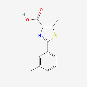 2-(3-Methylphenyl)-5-methyl-1,3-thiazole-4-carboxylic acid