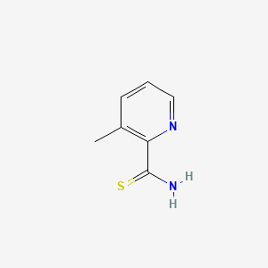 molecular formula C7H8N2S B3126467 3-甲基吡啶-2-甲硫酰胺 CAS No. 334017-95-7