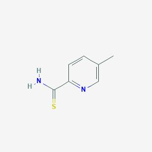 molecular formula C7H8N2S B3126469 5-甲基吡啶-2-硫代甲酰胺 CAS No. 334017-98-0