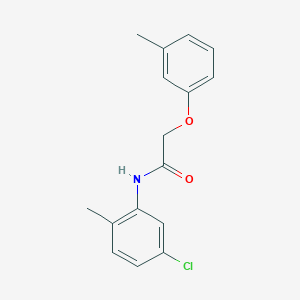 molecular formula C16H16ClNO2 B312647 N-(5-chloro-2-methylphenyl)-2-(3-methylphenoxy)acetamide 