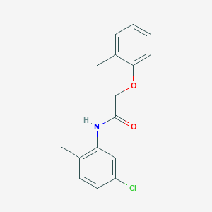 molecular formula C16H16ClNO2 B312648 N-(5-chloro-2-methylphenyl)-2-(2-methylphenoxy)acetamide 