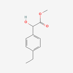 molecular formula C11H14O3 B3126494 Methyl (4-ethylphenyl)(hydroxy)acetate CAS No. 33458-32-1