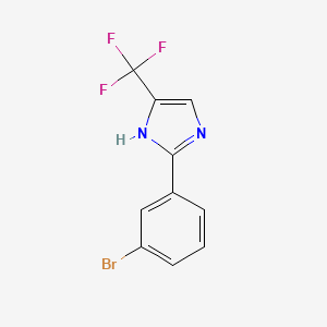 2-(3-bromophenyl)-5-(trifluoromethyl)-1H-Imidazole