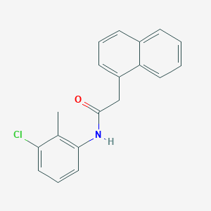 molecular formula C19H16ClNO B312651 N-(3-chloro-2-methylphenyl)-2-(1-naphthyl)acetamide 