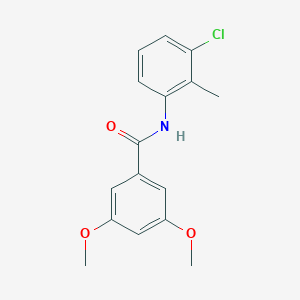 molecular formula C16H16ClNO3 B312652 N-(3-chloro-2-methylphenyl)-3,5-dimethoxybenzamide 