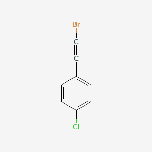 molecular formula C8H4BrCl B3126525 1-(Bromoethynyl)-4-chlorobenzene CAS No. 33491-03-1