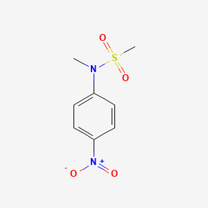 molecular formula C8H10N2O4S B3126536 N-methyl-N-(4-nitrophenyl)methanesulfonamide CAS No. 334952-01-1