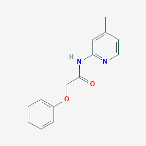 molecular formula C14H14N2O2 B312654 N-(4-methylpyridin-2-yl)-2-phenoxyacetamide 