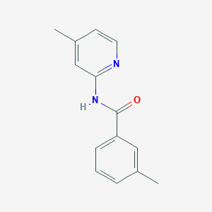 molecular formula C14H14N2O B312656 3-methyl-N-(4-methylpyridin-2-yl)benzamide 