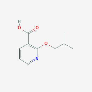 molecular formula C10H13NO3 B3126594 2-(2-Methylpropoxy)pyridine-3-carboxylic acid CAS No. 335077-89-9