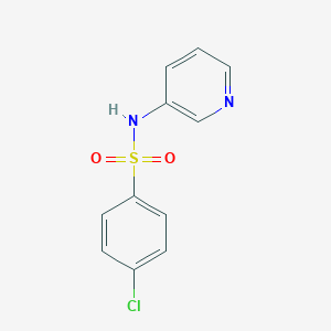 molecular formula C11H9ClN2O2S B312660 4-chloro-N-(3-pyridinyl)benzenesulfonamide 