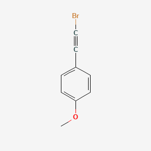 molecular formula C9H7BrO B3126698 1-(溴乙炔基)-4-甲氧基苯 CAS No. 33675-41-1
