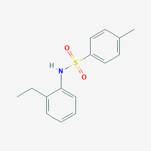 molecular formula C15H17NO2S B312671 N-(2-ethylphenyl)-4-methylbenzenesulfonamide 