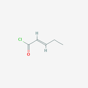molecular formula C5H7ClO B3126711 （E）-戊-2-烯酰氯 CAS No. 33698-85-0