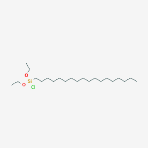molecular formula C22H47ClO2Si B3126719 Octadecyldiethoxychlorosilane CAS No. 33734-79-1