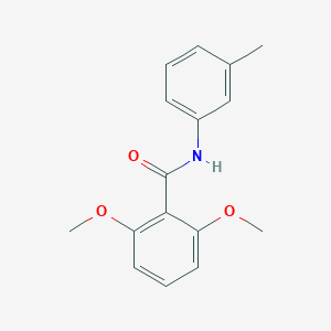 molecular formula C16H17NO3 B312672 2,6-dimethoxy-N-(3-methylphenyl)benzamide 