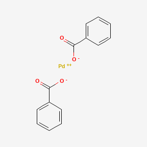 molecular formula C14H10O4Pd B3126733 Palladium(II) benzoate CAS No. 3375-32-4