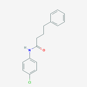 molecular formula C16H16ClNO B312674 N-(4-Chlorophenyl)-4-phenylbutanamide 