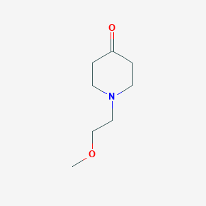 molecular formula C8H15NO2 B3126753 1-(2-Methoxyethyl)piperidin-4-one CAS No. 33771-04-9
