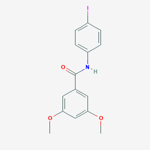 molecular formula C15H14INO3 B312678 N-(4-iodophenyl)-3,5-dimethoxybenzamide 