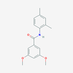molecular formula C17H19NO3 B312679 N-(2,4-dimethylphenyl)-3,5-dimethoxybenzamide 