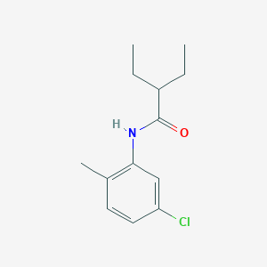 molecular formula C13H18ClNO B312681 N-(5-chloro-2-methylphenyl)-2-ethylbutanamide 